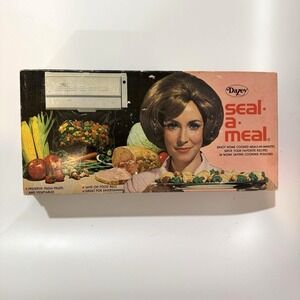 VTG 70s Dazey Seal-A-Meal Vacuum Sealing Appliance Original Box Model 5000